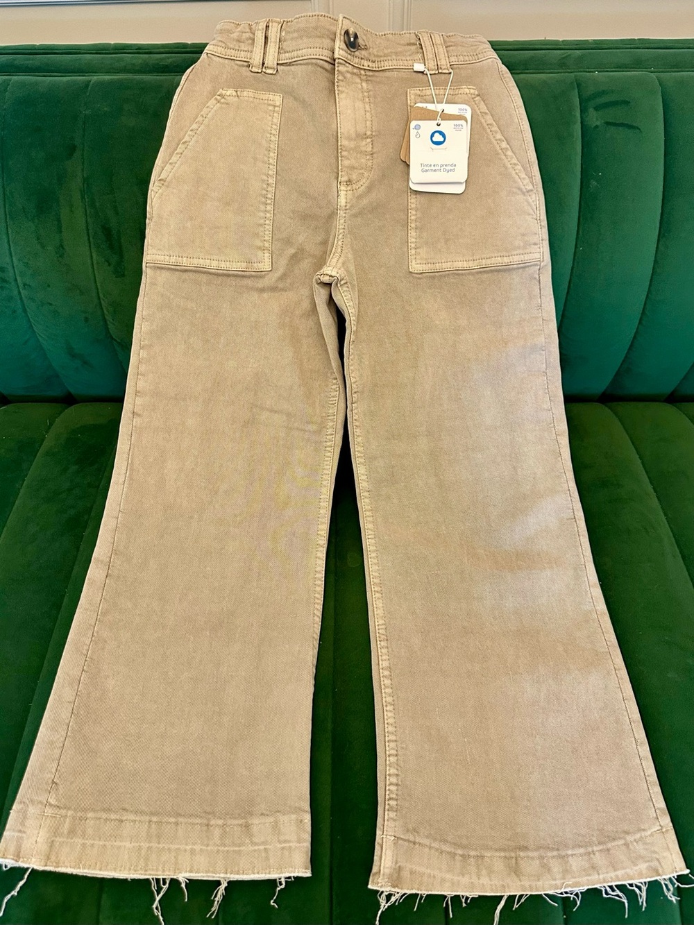 Mayoral Tan Wide-Leg Pants